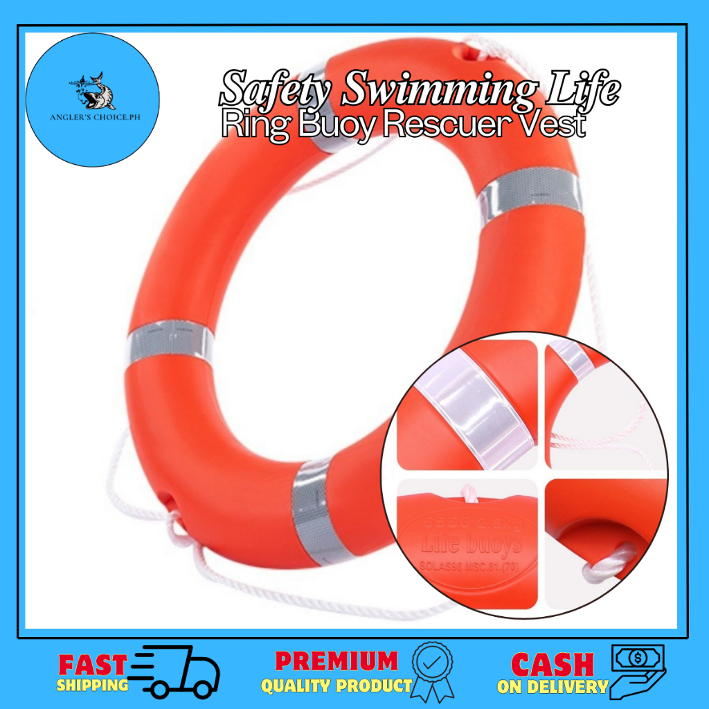 1PCS Life Ring 2.5KG Safety Swimming Life Ring Buoy Rescuer Vest Sports ...