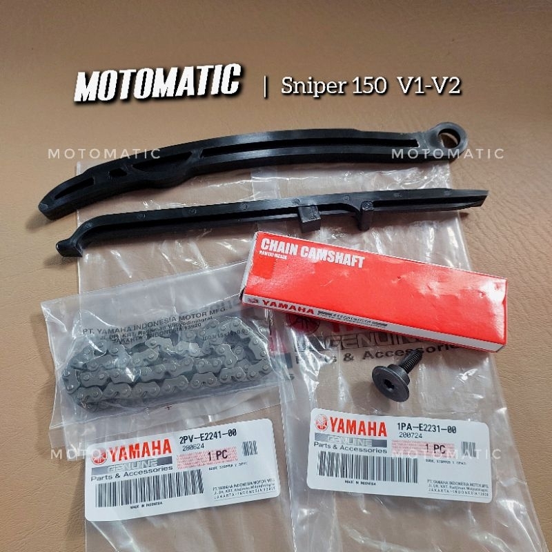 SNIPER 150 | Tensioner timing Chain / Guide / roller / bolt | 1PA, 2PV ...