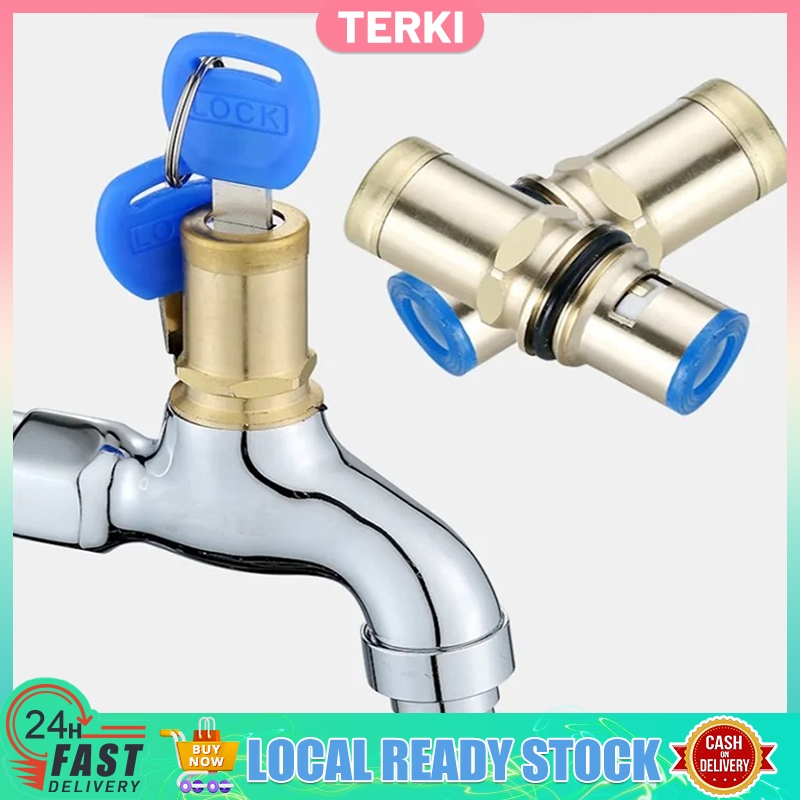 Anti-theft Outdoor Lock Faucet Water Tap Lock Key Zinc Alloy Key Switch ...