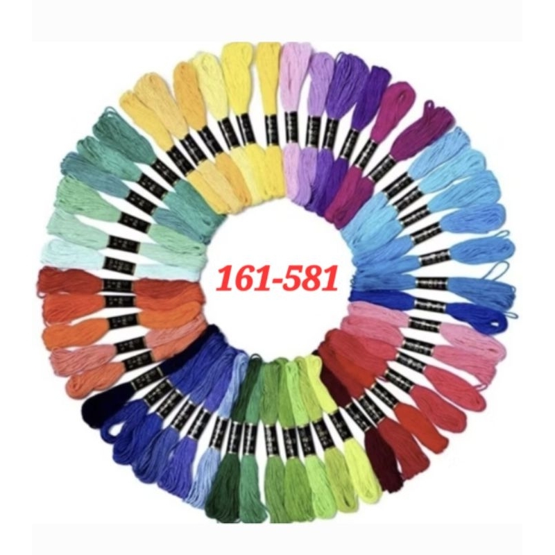 Cross Stitch Thread/Embroidery Thread/8Meters (161 - 581) | Shopee ...
