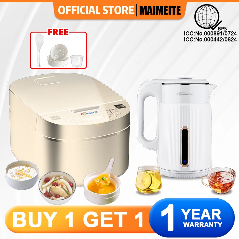 Maimeite Electric kettle 2.3l high power smart stainless steel kettle ...