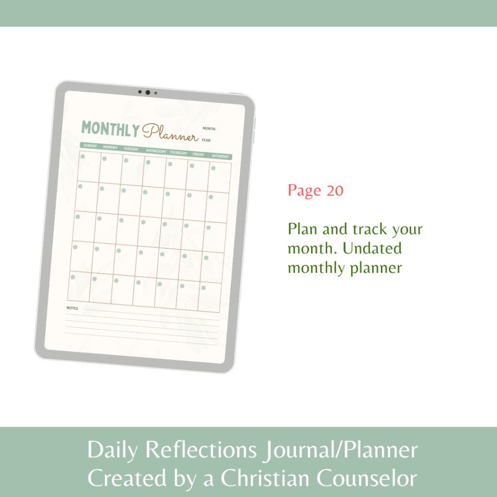 Daily Reflections Notepad/Refill (Monthly Planner) | Shopee Philippines
