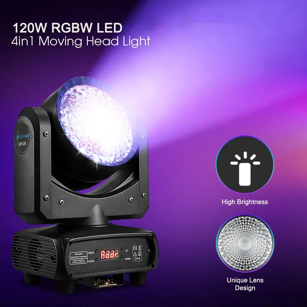 LM120 LED 120W RGBW 4-IN-1 Moving Head Light | Shopee Philippines