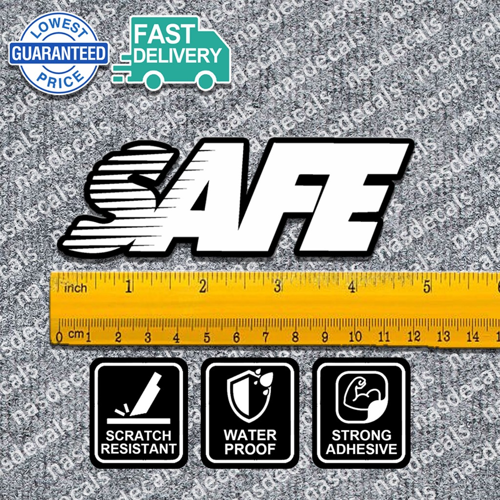 Safe Sticker for Motorcycle Sticker Waterproof Decals Helmet Motor ...
