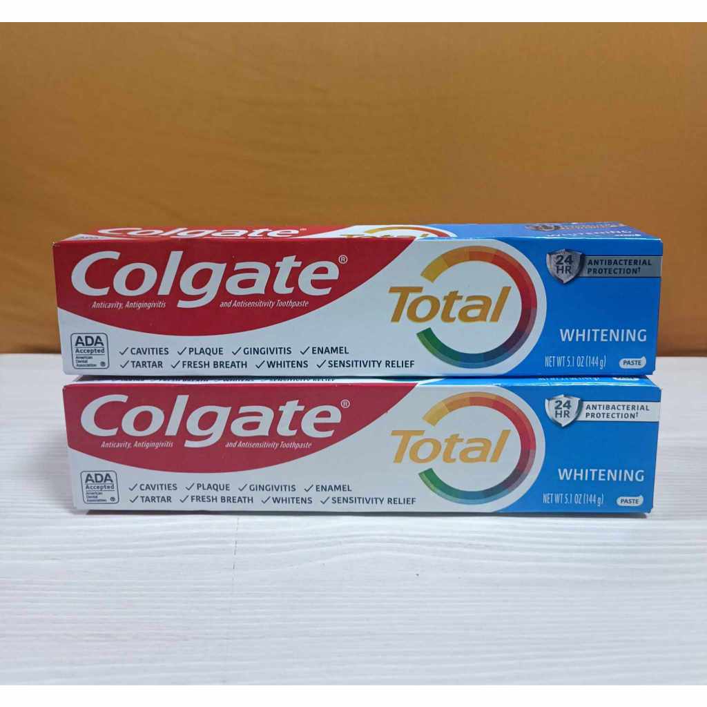 Colgate Total Whitening Toothpaste Mint, 5.1 oz (144g) | Shopee Philippines
