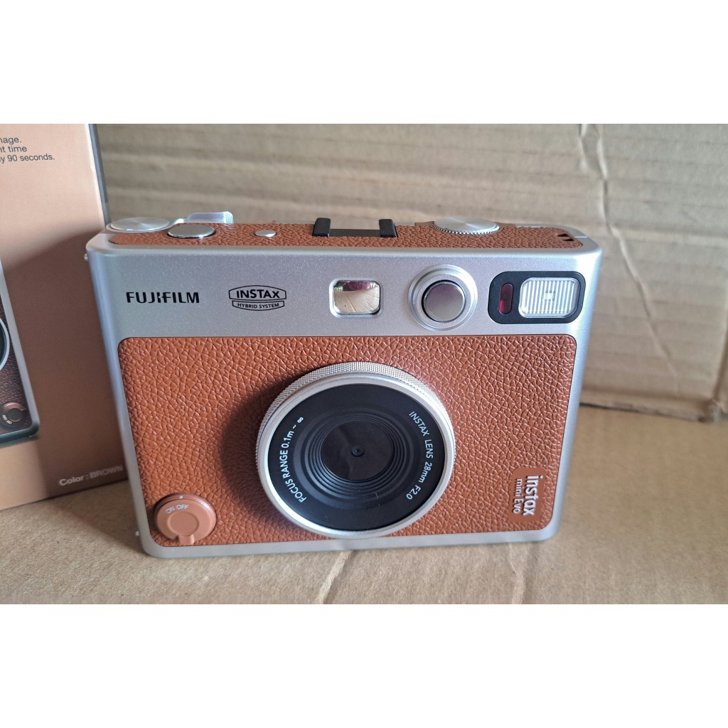 【PROMO SALE】FUJIFILM Fuji Instax Mini EVO Hybrid Instant Brown Vintage ...