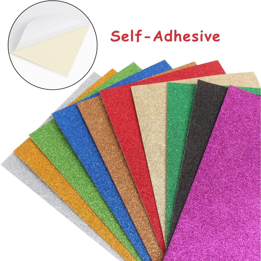 [Golden Dragon] Glitter EVA Foam Sheet Self Adhesive 2.0mm Thick ...