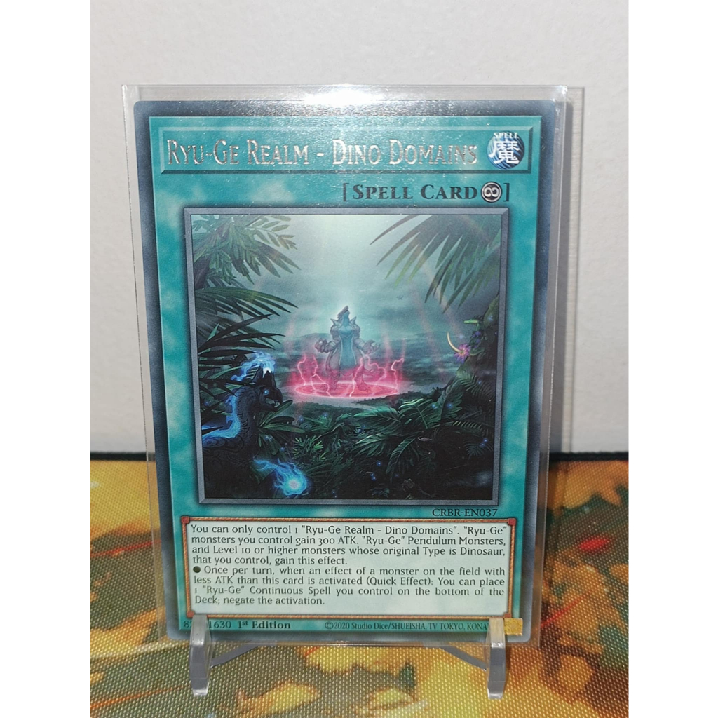 Ryu-Ge Realm - Dino Domains | CRBR-EN037 | Rare | Shopee Philippines