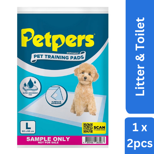 Free Petpers Pet Training Pads Large 2's | Shopee Philippines