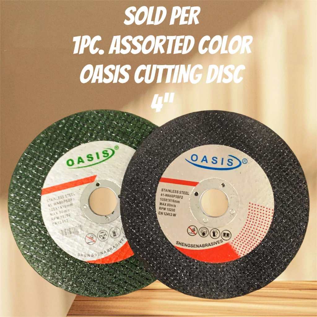 (PER PC.) Oasis Cutting Disc. 4