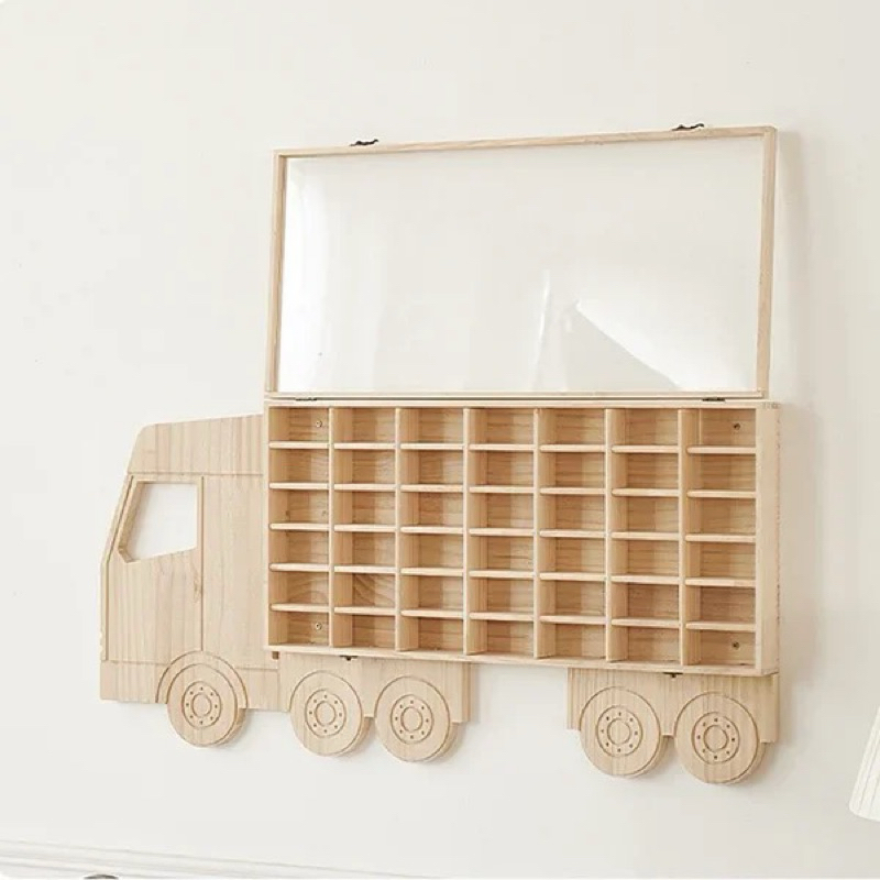 EducratePH Wooden Die-cast Display Rack with Acrylic Cover | Shopee ...