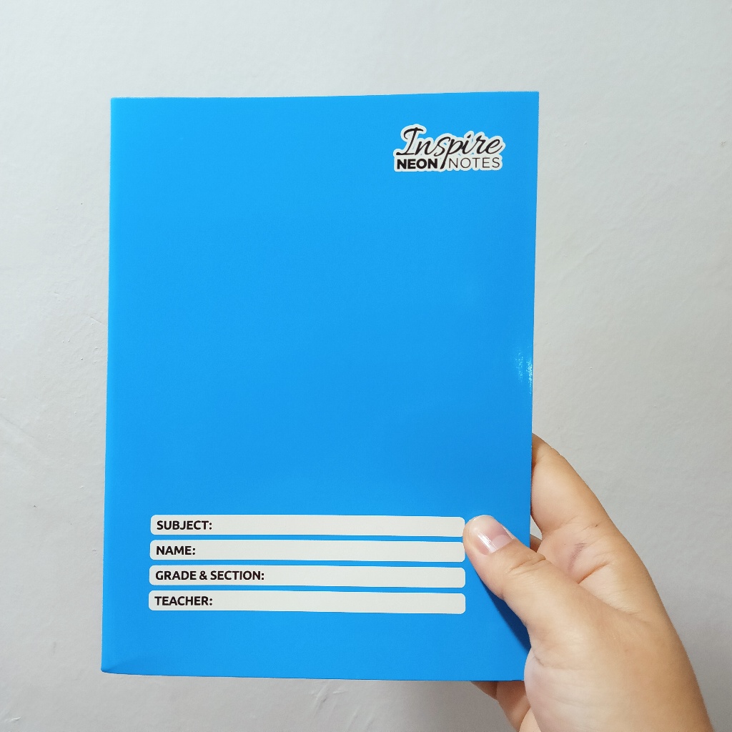 1 pc. Writing Notebook for Grade two colored lines plain 80 leaves ...