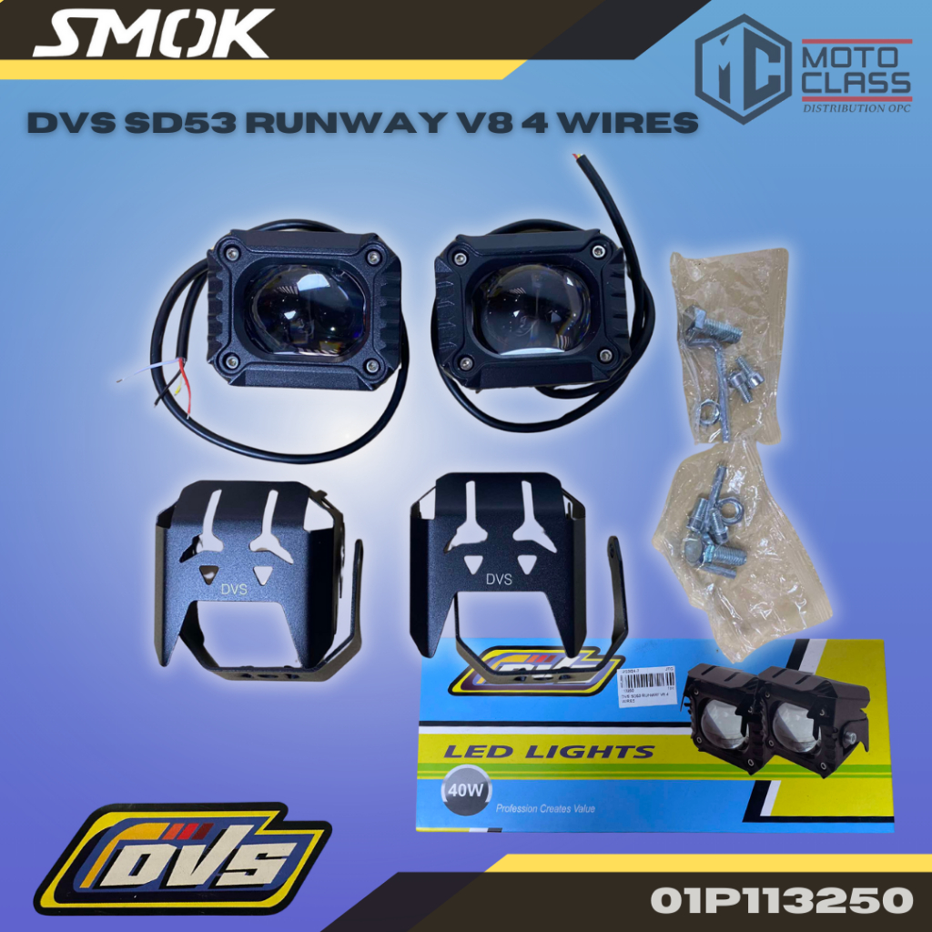 DVS MINI DRIVING LIGHT SD53 RUNWAY V8 4 WIRES | Shopee Philippines