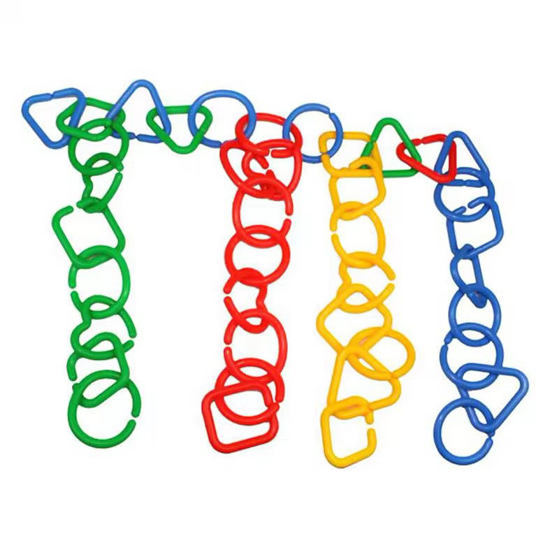 Shape connecting linking plastic rings building therapy toys | Shopee ...