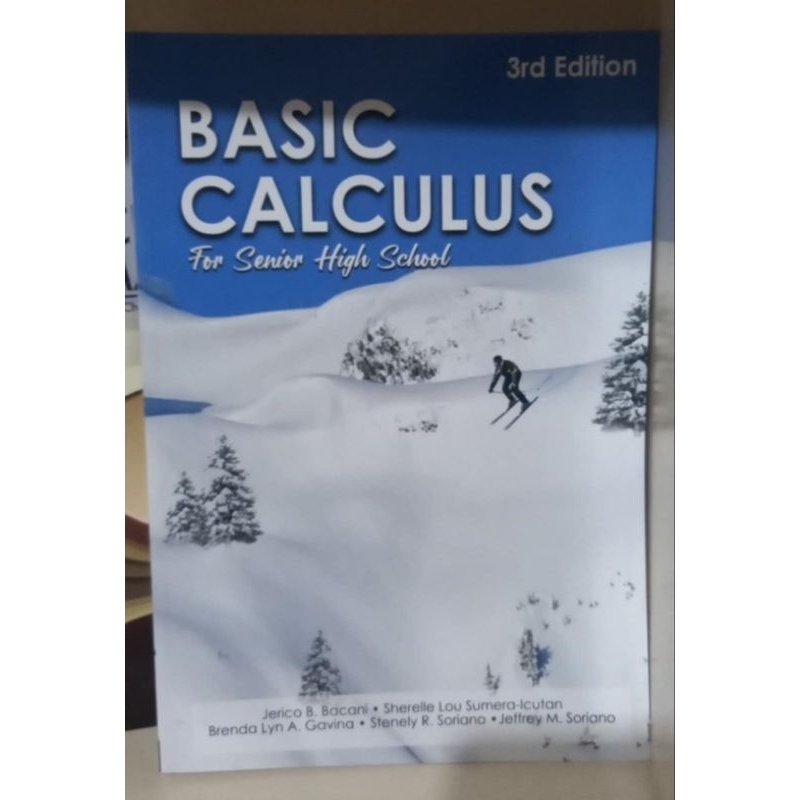 Basic Calculus For Senior High School Bacani 2016© and 2025© | Shopee ...