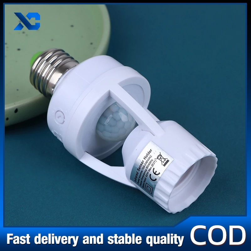 Nfrared Sensor Lamp Holder With PIR Motion Sensor LED Lamp Base ...