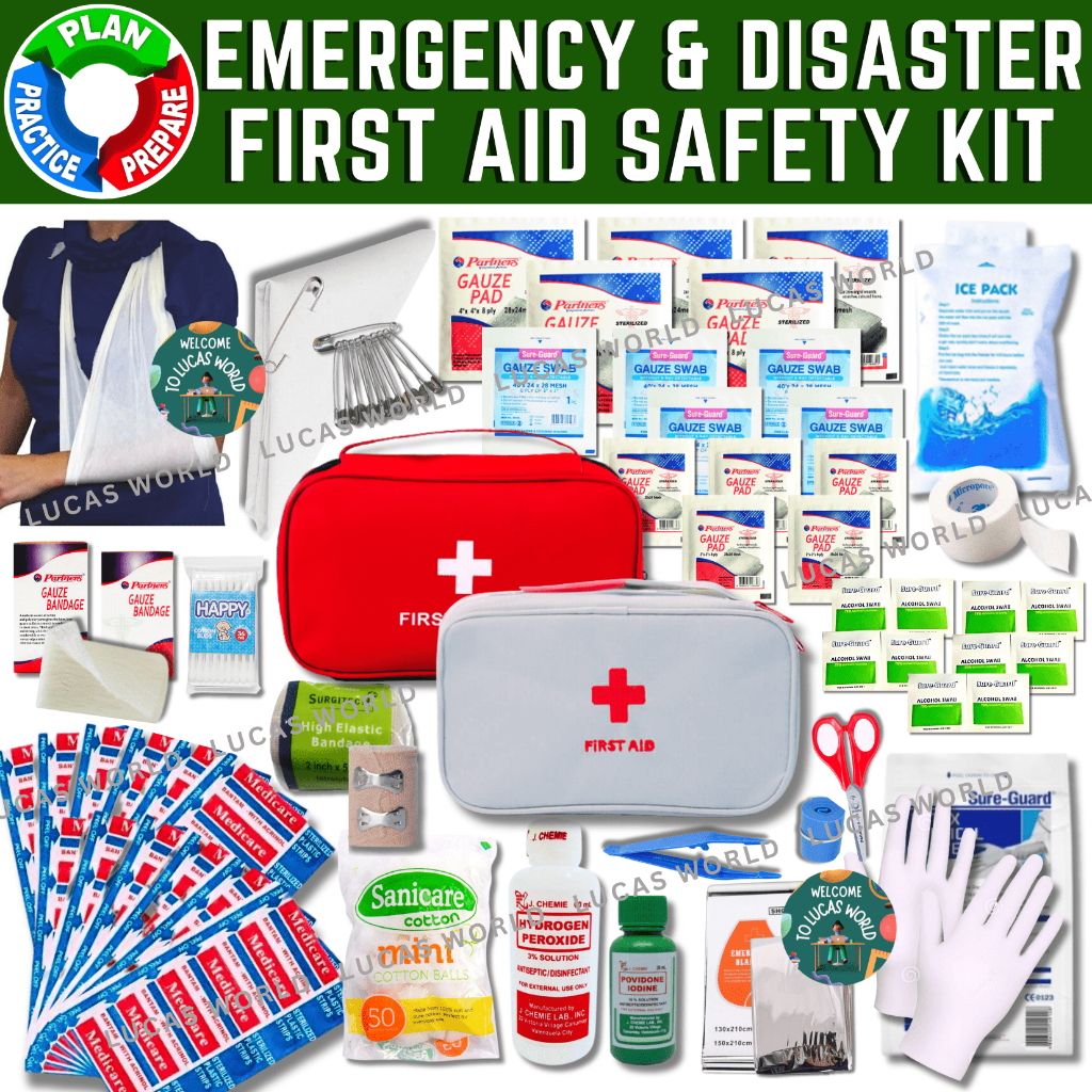 EMERGENCY AND DISASTER FIRST AID KIT, SAFETY KIT SURVIVAL HEALTH KIT ...