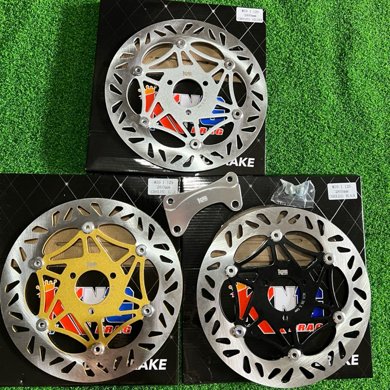 KINGDRAG 260mm Disc with bracket for Mio I 125 3Holes | Shopee Philippines