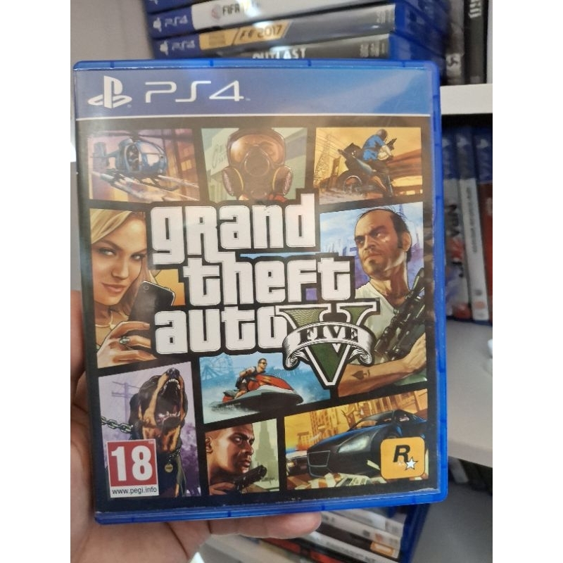 Grand Theft Auto With Physical Map GTA V PS4 Game Used Preloved 2nd Ph 11134207 7rasb
