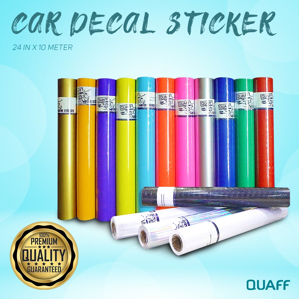 Quaff Car Sticker Adhesive Vinyl For Cars Motorcycle Outdoor Label & 24 ...