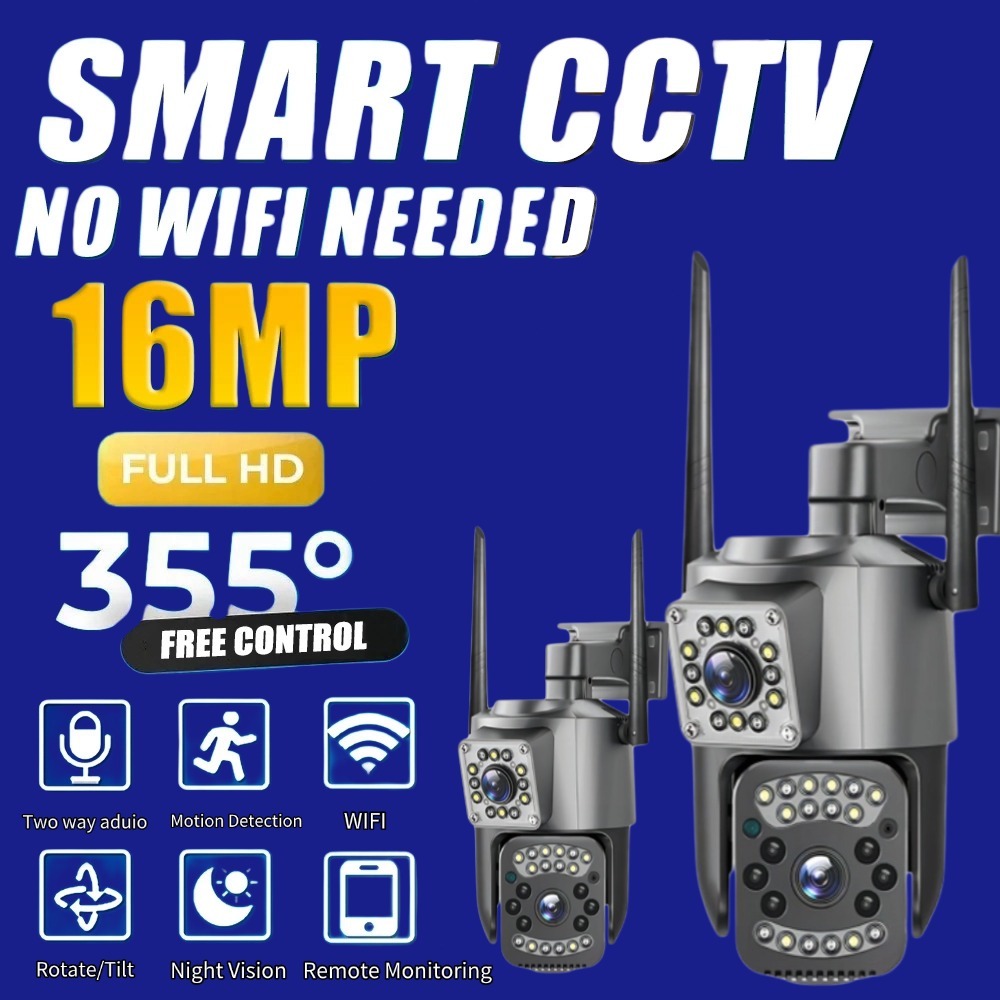 BUY 1 TAKE 1 V380 Pro CCTV Camera Dual Lens 360° Panorama UHD Outdoor ...