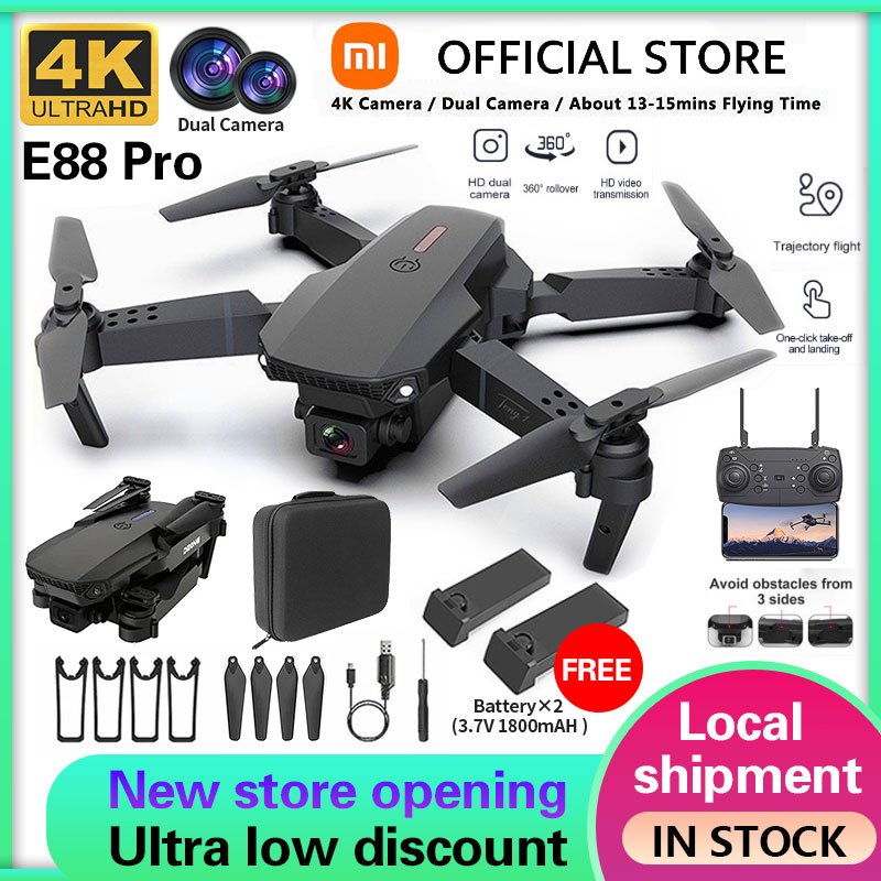 XIAOMI Mini Drone With Camera Dual camera 8k HD wide angle WiFi remote ...