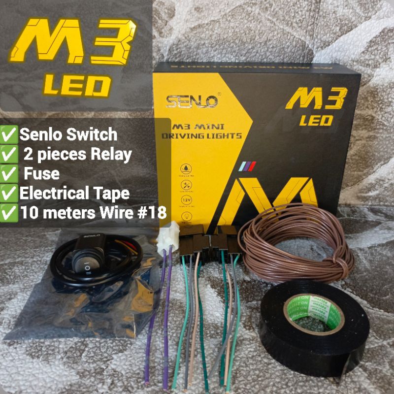 1 SET SENLO M3 MINI DRIVING LIGHT V3 | 70 WATTS | 6 MONTHS WARRANTY ...