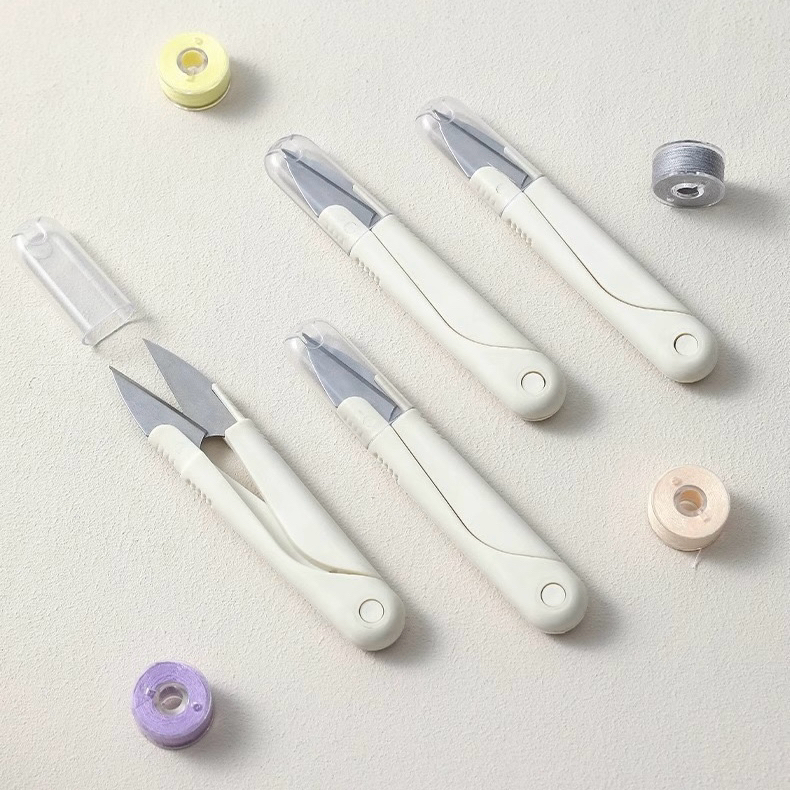 SJW Embroidery Craft Cutter Spring Scissor with Cover Snip Trimming ...