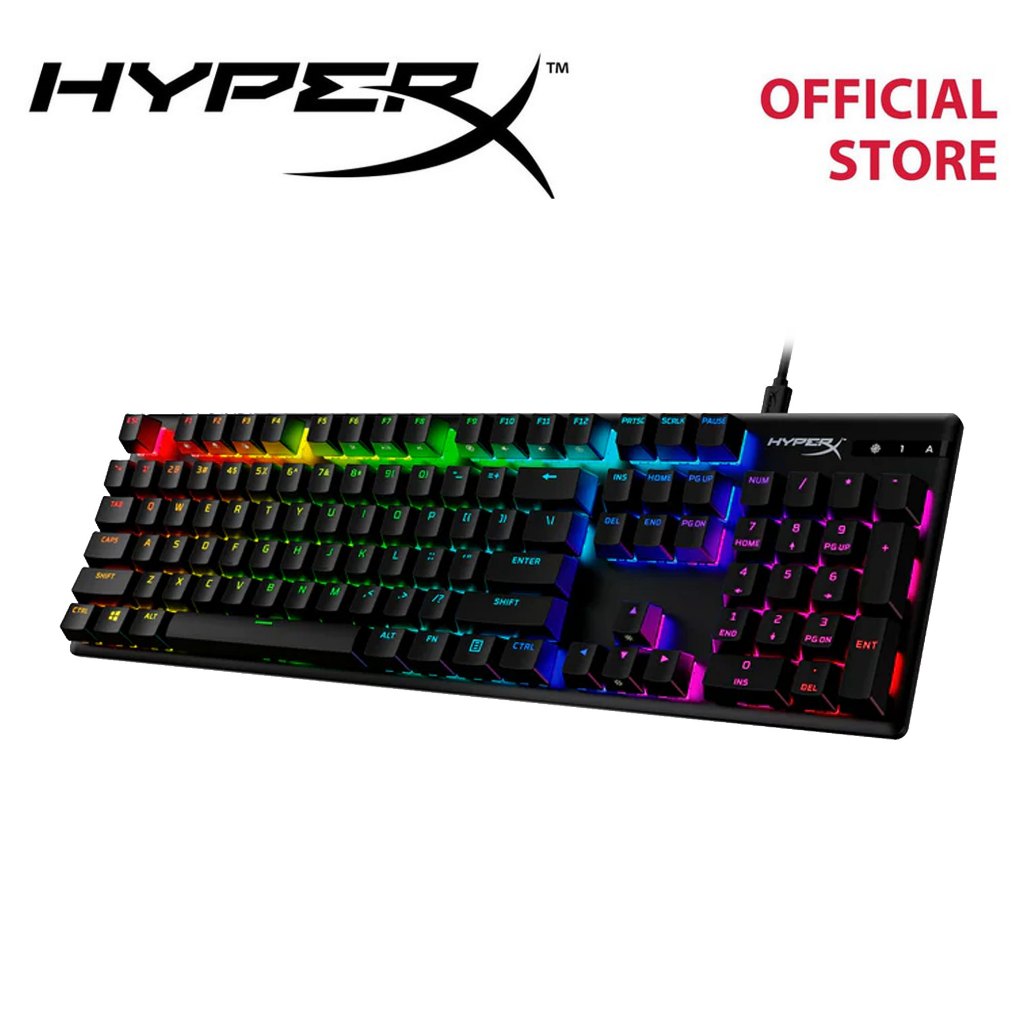 HyperX Alloy Origins Wired RGB Mechanical Gaming Keyboard - HX Blue ...