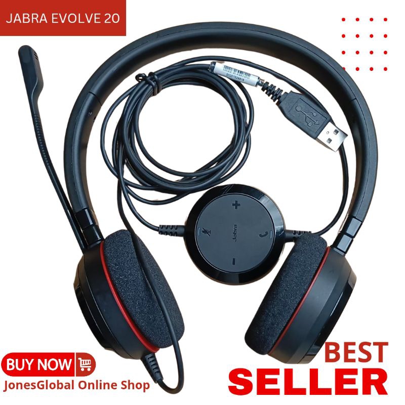 Jabra Evolve 20 Wired Headset | Call Clarity