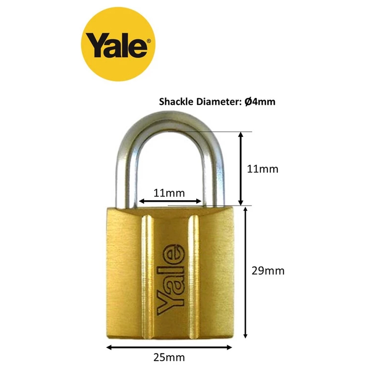 YALE Original Brass Padlock | Shopee Philippines