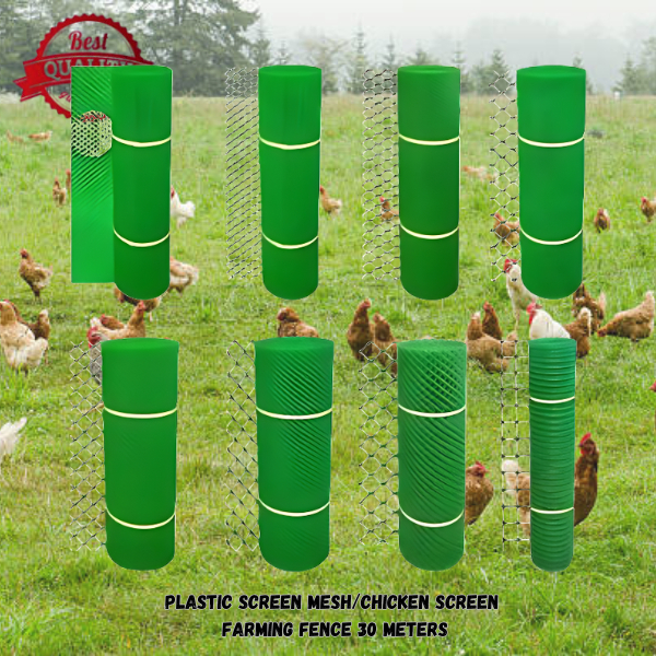 PLASTIC GREEN MESH SCREEN / NICE SCREEN FOR POULTRY FARMING FENCE PER ...