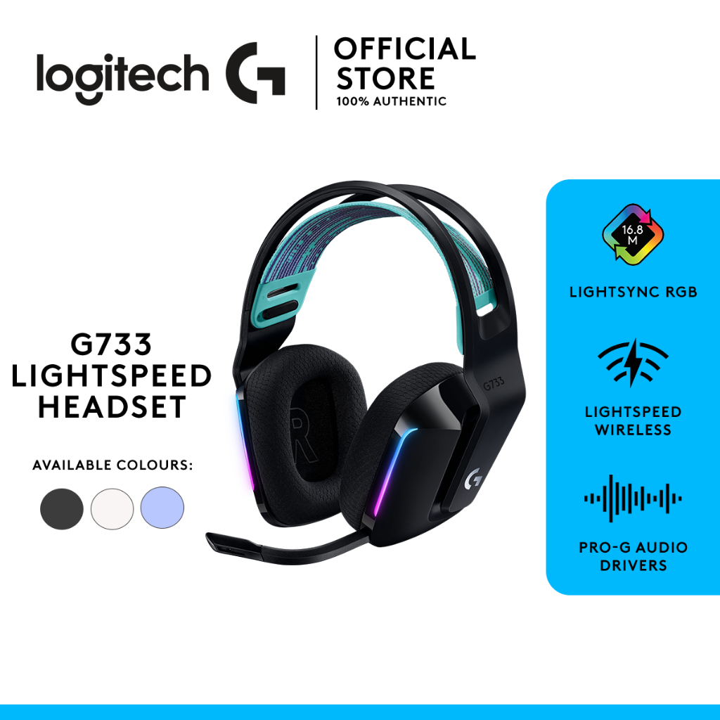 Logitech Gaming Headset G733 RGB Lightspeed Lightsync Wireless