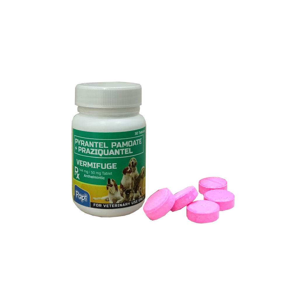 Papi Vermifuge Tablets Dewormer for Dogs (30 Tablets) | Shopee Philippines