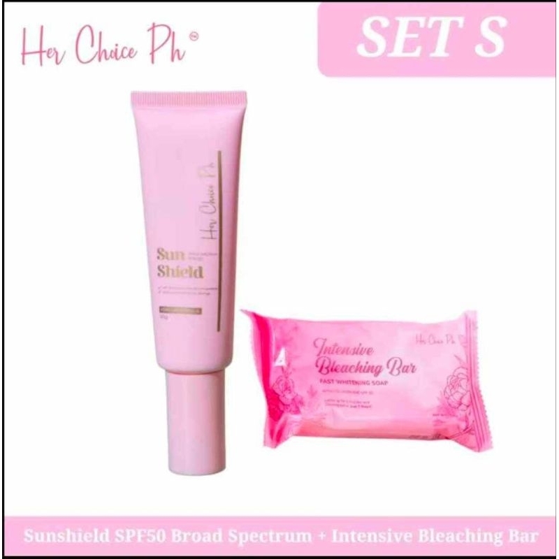 Set S: Sunshield SPF50 and IBB Combo Best Selling Duo Facial Hydrating ...