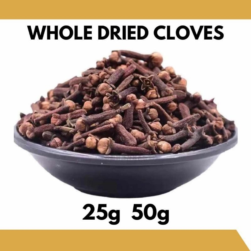 NATURAL DRIED WHOLE CLOVES SPICES, 25g 50g | Shopee Philippines