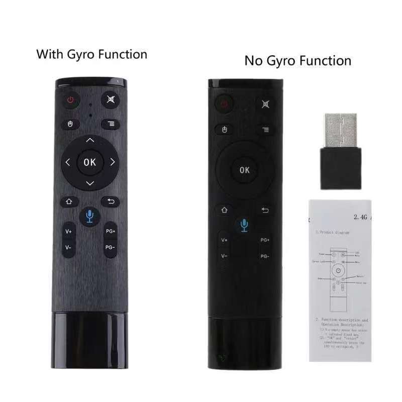 GD MALL Q5 Voice Control Fly Air Mouse Gyro Sensing Game 2.4GHz ...