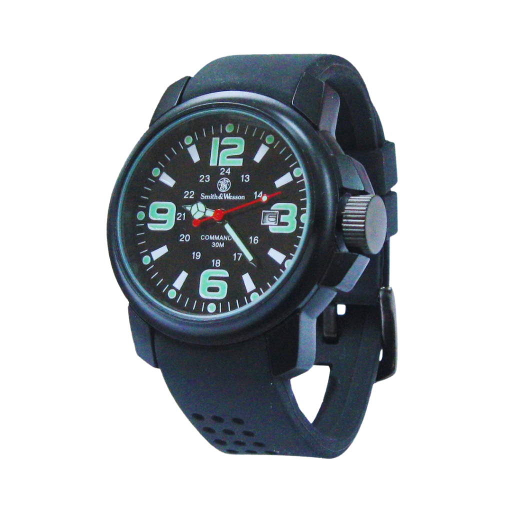 Smith & Wesson Men’s Amphibian Commando Watch, Black | Shopee Philippines