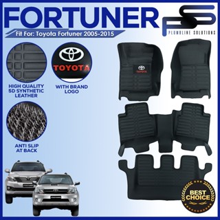 5D Deep Dish Matting for Toyota Fortuner 2005 - 2015 OEM Fit High ...