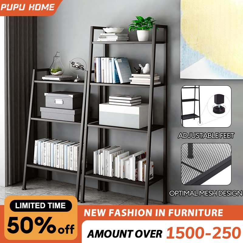 Display Rack Metal Rack Household Storage Rack Multi purpose Book Shelf ...