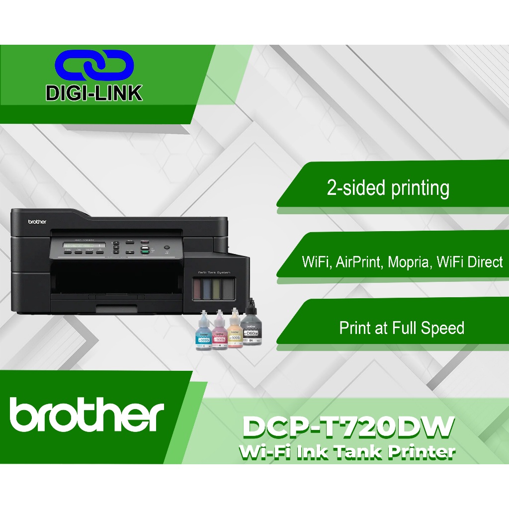 BROTHER DCP-T720DW WIFI Ink Tank Printer | Shopee Philippines