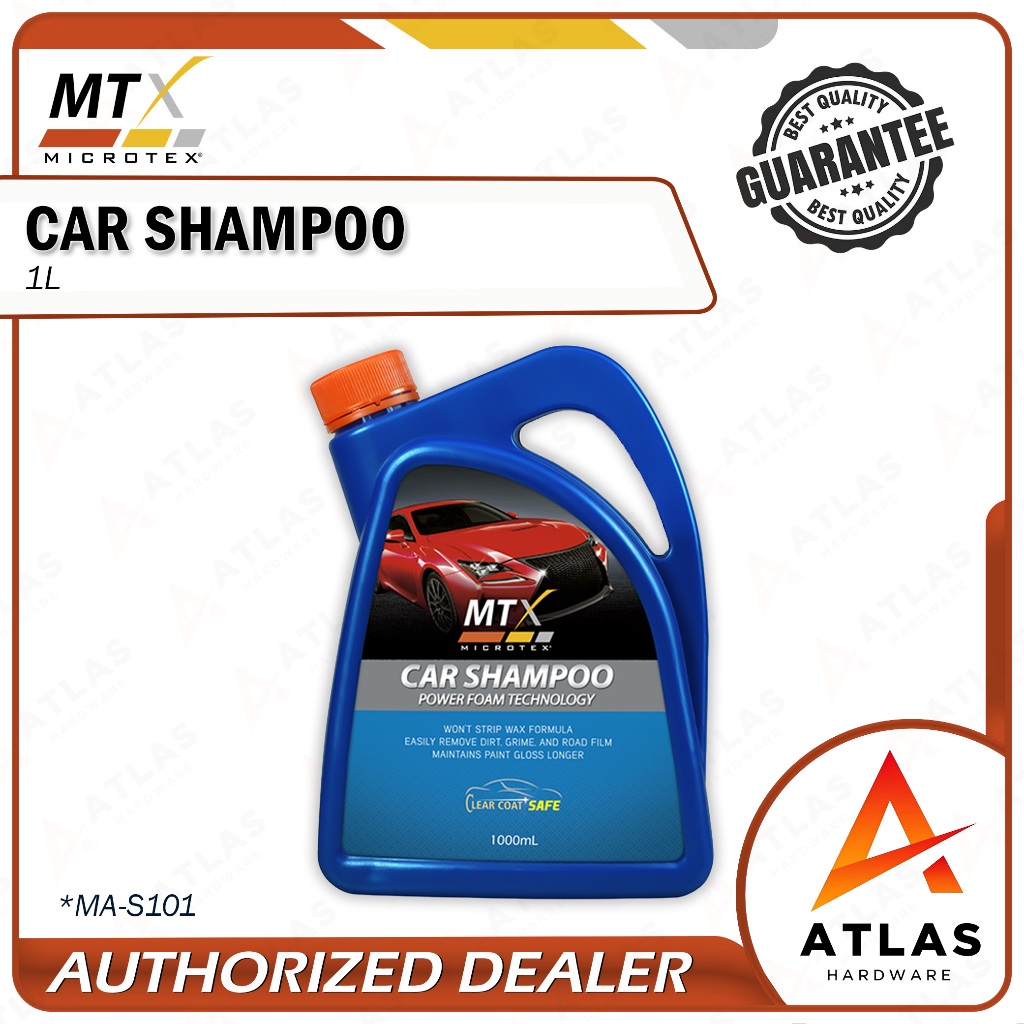 MTX Microtex Car Shampoo (1L) | Shopee Philippines