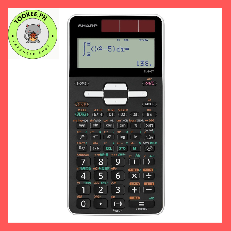 Sharp Function Calculator, Pythagoras Standard Model EL-509T[Direct ...