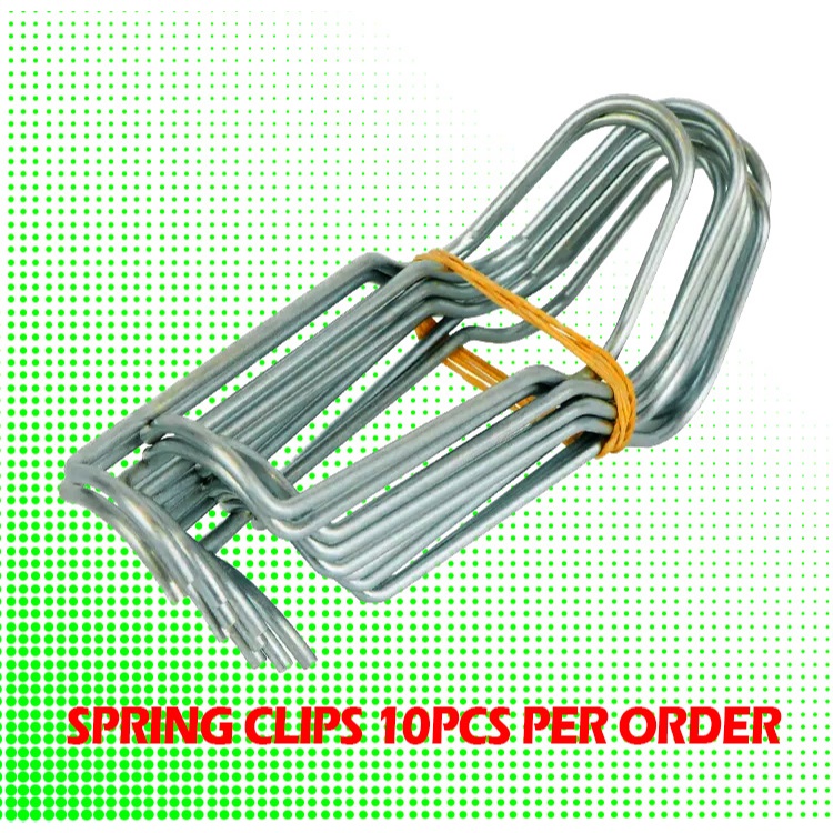 10pcs Galvanized Pipe Spring clip | fastening clip/clamps | Greenhouse ...
