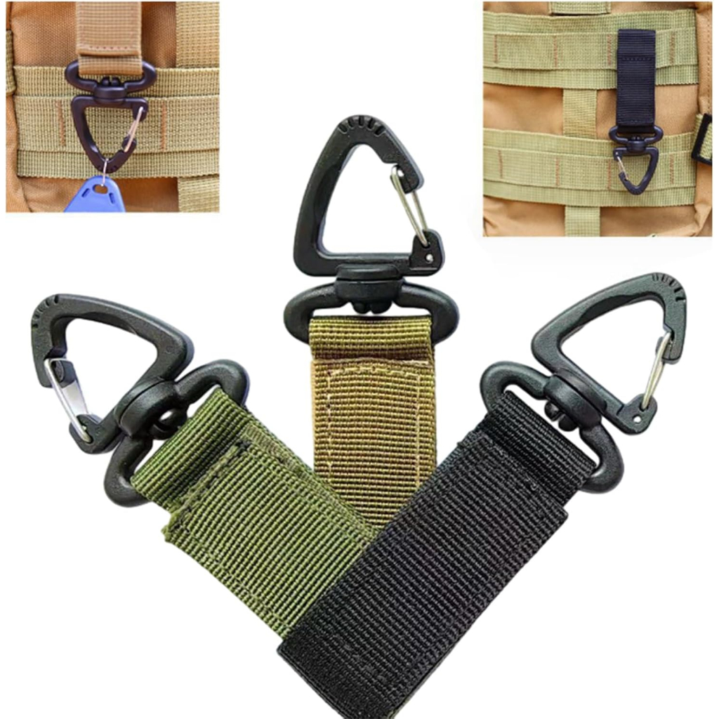 Taschenlampen-Halterung Mit 360° Drehgelenk - Nylon Holster Für Gürtel & Rucksack