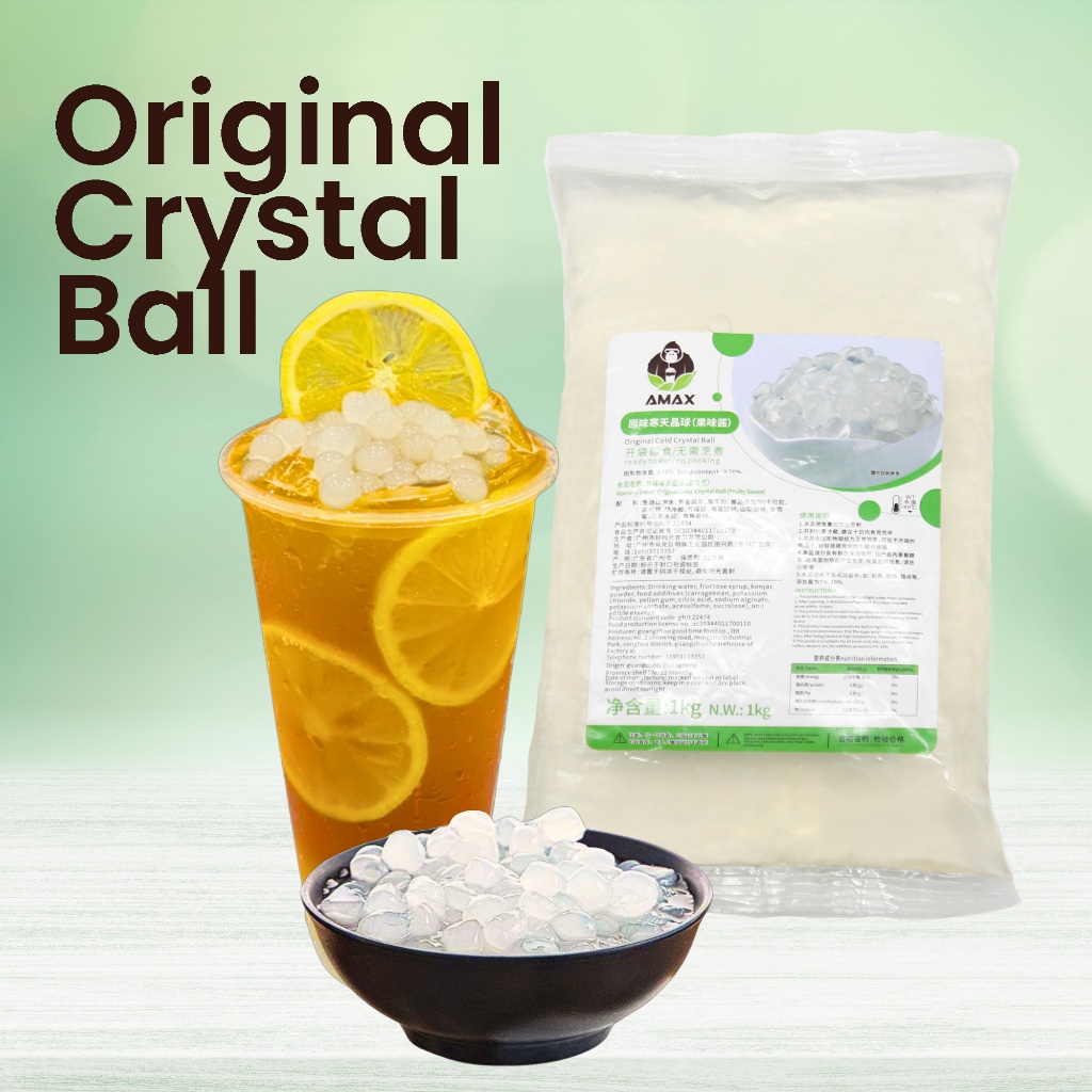 Original Flavor Crystal Ball 1kg for Juice Fruit Tea Milk Tea DIY Fruit ...