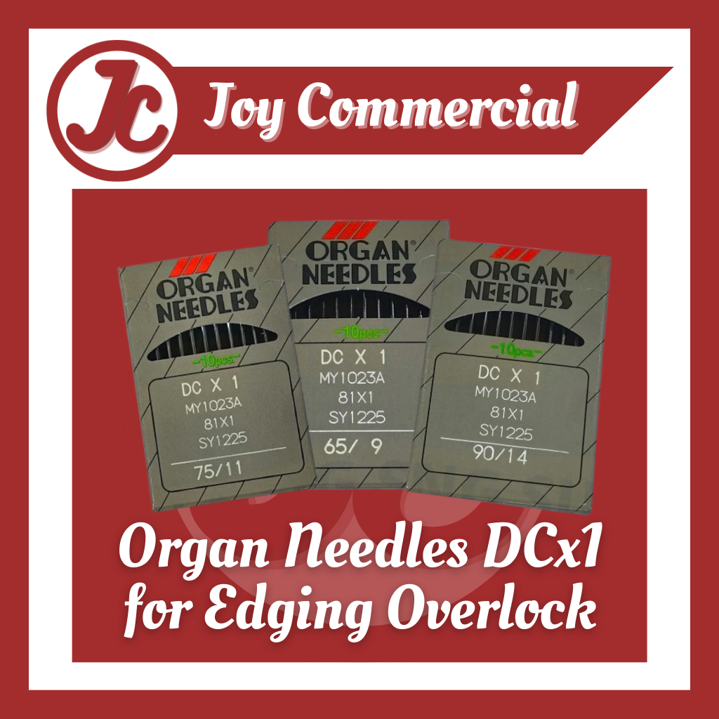 Organ Needles DCx1 for Edging Overlock Machine (Needle DC x 1) | Shopee ...