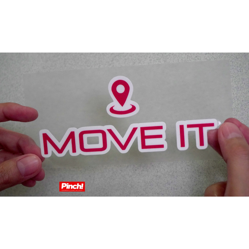 Pinch Sticker - Move It Motorcyle Taxi App 1pc | Shopee Philippines