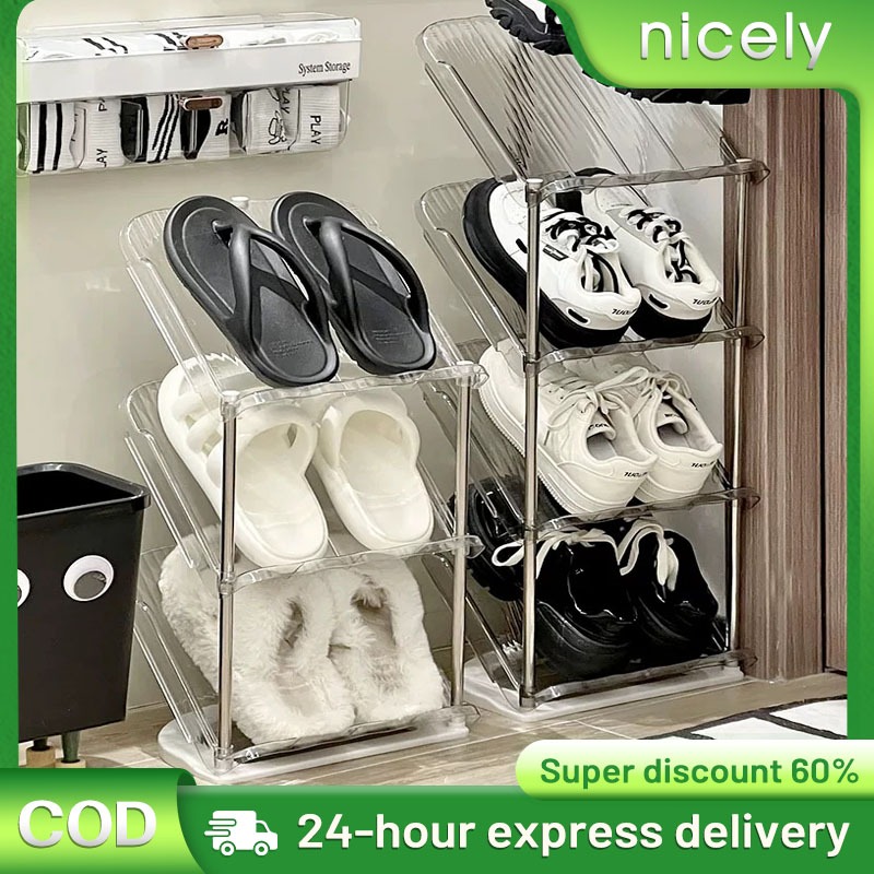Shoe Rack Organizer Simple Installation Shoe Storage stackable Shoe ...
