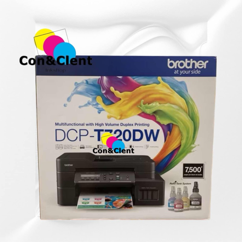 DCP-T720Dw ink tank printer (All in one wireless and ADf) | Shopee ...